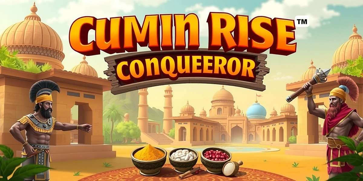 Cumin Rise Conqueror - Official Cover Cumin Rise Conqueror game cover showing ancient Indian kingdom with spices and warriors