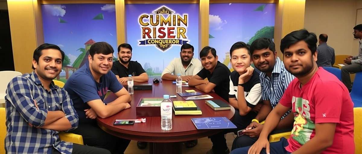 Cumin Rise Conqueror - Player Community Cumin Rise Conqueror players at a community event in Mumbai celebrating the game's success